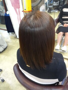 ヴァンテアン 巣鴨店 30代40代50代◎大人ナチュラルミディアムボブ☆白髪染め 西ヶ原