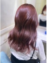 アソビ 表参道(ASOBI)&nbsp;ブリーチなしダブルカラー　ピンクブラウン