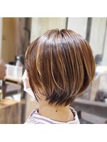 ユニックス アリオ上尾店(UNIX) 大人可愛いナチュラルレイヤーショートボブ[アースカラー]◎30代