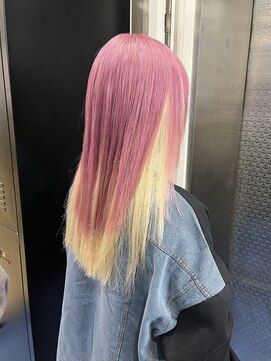 ホワイト 梅田(white) #ぴんく×抜きっぱなしインナー/ミディアムレイヤー