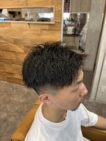 マインド サイトー ヘア アンド スパ mind saito hair&SPA&nbsp;ソフトツイストスパイラルパーマ×フェードツーブロック
