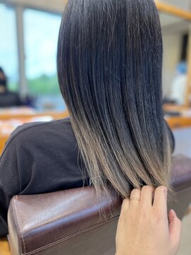 ラ メール ヘア デザイン(La mer HAIR DESIGN) ブロンド毛先グラデーション