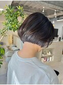 インナーカラー☆ブルージュ☆ボブ☆ケアブリーチ