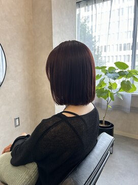 マイルームギンザ 銀座店(my room GINZA) ピンクブラウン　ストレート　縮毛矯正　銀座　東銀座