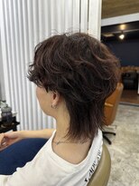 ヘアーサロン ヴィアルス 松原店(hair salon VIARS)&nbsp;センターパートウルフ/カルマパーマ