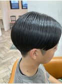 センターパートヘア　(韓国風カルマヘア)