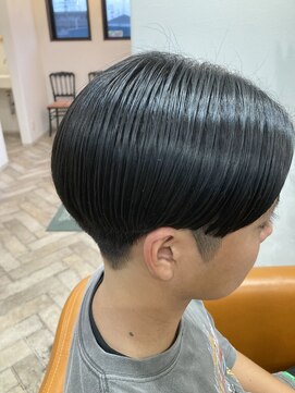 ルプティール(le petieur) センターパートヘア (韓国風カルマヘア)