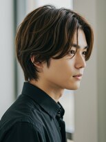 ベイショア(Bay Shore NY)&nbsp;メンズパーマ/ナチュラルブラウン/ニュアンスパーマ