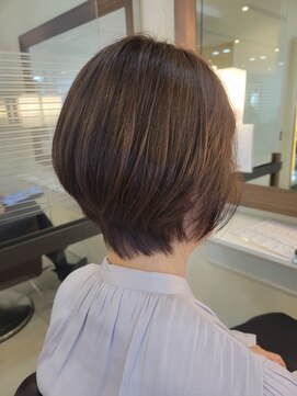 スタイル 成城学園前(STYLE) 縮毛矯正ストレートボブ　丸みストレートボブ