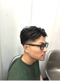 爽やかショートツーブロックナチュラルスタイル