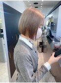 ミニウルフレイヤーカット顔周りカット前髪カット韓国ボブ/横浜