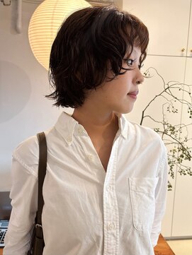 ライン(LINE) ボブ/ボブパーマ/ニュアンスパーマ/バイカルテ