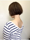 ミニボブ/レイヤーカット/透け感ベージュ/前髪/かあまり/仙台駅