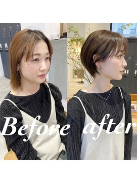 ビュートヨナカ(VIEW TOYONAKA) 【30代/40代/50代】ショートボブ/秋冬カラー/髪質改善/阪急豊中