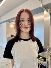 シンク(sync) ミディアムボブ　ステップカット　チェーリーブロッサム