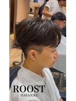 ルースト 原宿店(ROOST)&nbsp;センターパート/ニュアンスパーマ/パーマ/渋谷/原宿