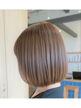 リエットヘアー 杢左店(Lie-et. hair) #ナチュラルボブ#西尾美容院#艶ボブ#髪質改善#西尾市
