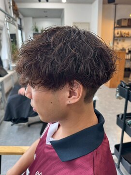 フゥ 宇都宮戸祭(FeU) 宇都宮メンズカットメンズパーマ波巻きスパイラルパーマツイスパ