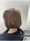 イルミナ白髪ぼかし&綺麗なボブ