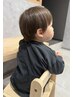 【キッズカット】【親子でclan】カットのみ(5歳以下の男の子限定）/3400