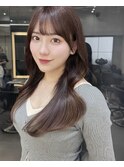 ミディアムレイヤーカット/レイヤー/顔周り/韓国/髪質改善/横浜