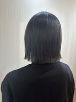 ココカラヘアー ニコ(cococara hair nico)&nbsp;アッシュブラック/ミニボブ/艶髪/トリートメント