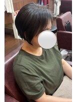 資生堂シンボリックサロン・アルベール 丸みショートヘアー