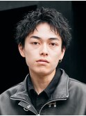 メンズパーマルーズショートアクティブショートツイスパ緩め