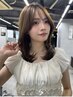 【山本指名限定】顔まわりカット+ブリーチなしダブルカラー