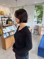 O&nbsp;大人かわいいひし形小顔外ハネボブ30代40代50代フレンチバング