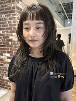 ノラ ヘアーサロン(NORA HAIR SALON) レイヤーカットフェイスレイヤーオリーブグレージュカラー
