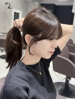 アウラ 近鉄八尾駅前店(Aura)&nbsp;顔周りカット×髪質改善♪