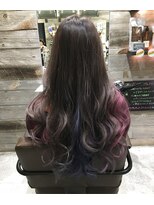 トルネード(TORNADO)&nbsp;インナーカラーブラウングレージュ&ラベンダー&ピンク