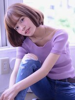 エレノア 渋谷公園通り店(Eleanor) ナチュラルワンレンボブ【PREGO】