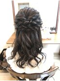 くるりんぱハーフアップアレンジ【ヘアアレンジ　立川南/袴】