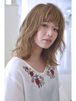 アドラーブル 万代店 (adorable)&nbsp;【adorable】透明感ハイカラー×外国人風レイヤ―バング