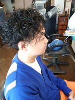 サロンド ポコアポコ(salon de poco a poco) メンズパーマ＆２ブロックスタイル