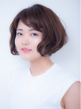 バレット(BALETT) ふんわりボリューム感プラス！大人のキュートボブ☆【白髪染め】