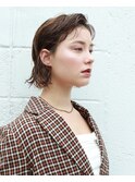 ハイライトカラー小顔フレンチボブ