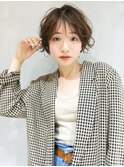 ニュアンスカールショート_外ハネボブアッシュブラウン_46643