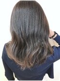 セシルカットフリンジウェーブ×大人かわいい前髪ココアブラウン
