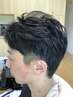 メンズカット＋シェービング＋バーデンスヘッドスパ￥6500