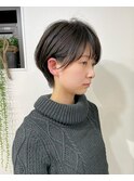 ショートボブ/大人巻き/ぷつっとボブ/ナチュラルモード/銀座駅