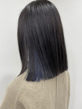 イノセントヘア(innocent.hair) インナーカラー 切りっぱなしボブ ロブ