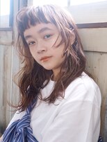 アイティー バイ アルバム 浦和店(IT by ALBUM) カジュアルロング_ショコラベージュボブルフベビーバング_48717