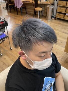 キュアキュア(Cure2) 【メンズカラー】濃厚グレージュ(ブリーチ有り)