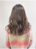 ブリーチ無し×アッシュグレージュ