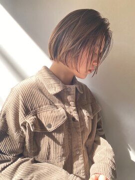 グルグル 札幌大通(GULGUL) チョコレート/大人ガーリー/顔まわりレイヤー[札幌大通駅]