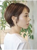大人マッシュショート／丸みショート／イメチェン／30代40代50代
