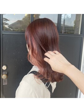 ボアップ 新居浜店(boappu) #インナーカラー #インナーピンク #ピンクブラウン